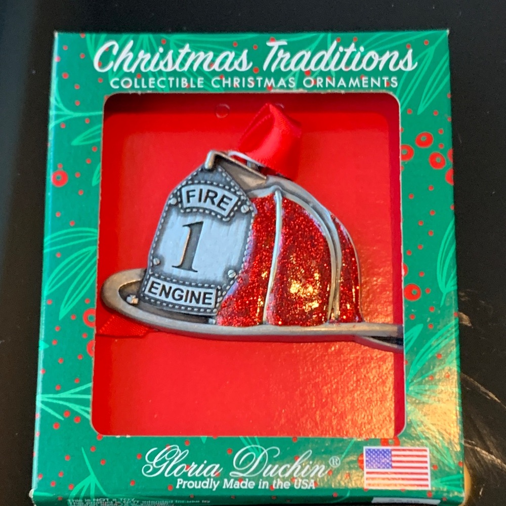 3/$15 Christmas Traditions Red Firemen’s Hat Ornament